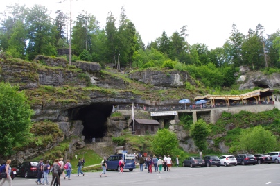 Visite de la grotte gigantesque du Diable à Pottenstein pour une partie du groupe !
